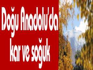 Doğu Anadolu'da kar ve soğuk