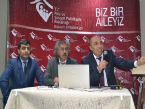 Aile ve Sosyal Politikalar İl Müdürlüğünde destek hizmetleri semineri