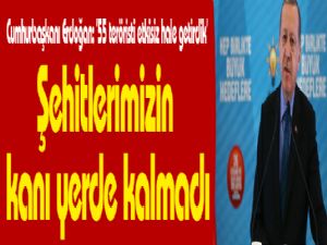 Şehitlerimizin kanı yerde kalmadı