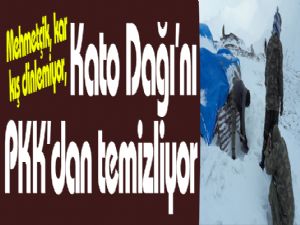 Kato Dağı'nı PKK'dan temizliyor