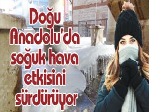 Doğu Anadolu'da soğuk hava etkisini sürdürüyor