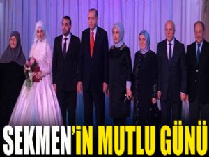 İstanbul'da sürpriz düğün... Başkan Sekmen oğlunu evlendirdi