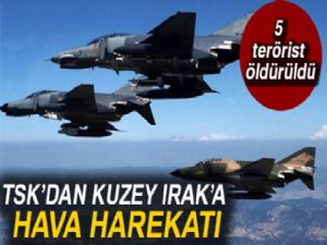 TSK: 5 terörist öldürüldü