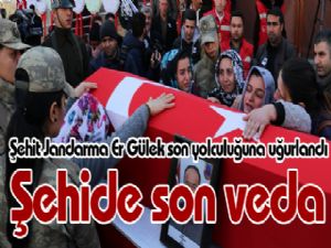 Şehit Jandarma Er Gülek son yolculuğuna uğurlandı