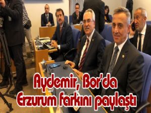 Aydemir, Bor'da Erzurum farkını paylaştı