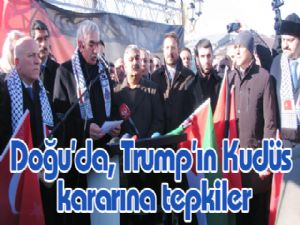 Doğu'da, Trump'ın Kudüs kararına tepkiler