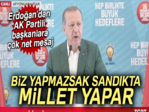 Cumhurbaşkanı Erdoğan'dan çok önemli açıklamalar