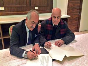 Rektör Çomaklı, Filistin Al-Quds Üniversitesi ile işbirliği protokolü imzaladı
