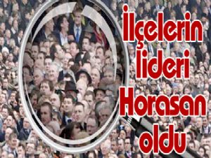 İlçelerin lideri Horasan oldu 