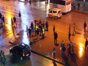Erzurum'da iki grup tekme tokat birbirine girdi