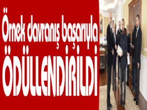 Örnek davranış başarıyla ödüllendirildi