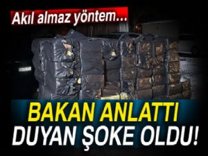 Bakan anlattı, herkes şoke oldu: Vücuduna et sarıp ülkeye sokan var