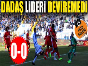 Dadaş Lideri deviremedi: 0-0