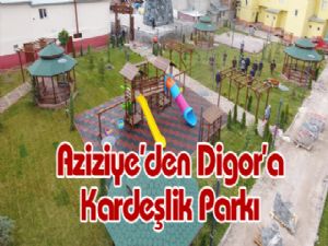 Aziziye'den Digor'a Kardeşlik Parkı
