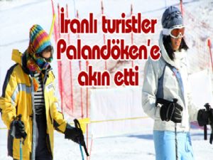 İranlı turistler Palandöken'e akın etti