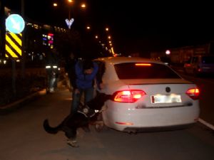 Erzurum polisinden gece yarısı 
