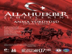 Allahuekber Şehitlerini anma yürüyüşü için hazırlıklar başladı