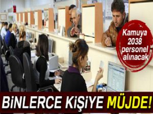 KPSS 2017/2 merkezi yerleştirme ile 2038 personel alınacak