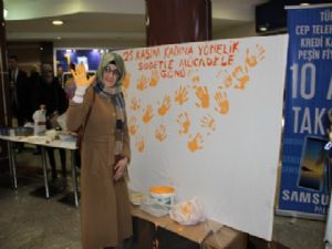 Erzurum'da Kadına Yönelik Şiddete Karşı Uluslararası Mücadele Günü etkinlikleri