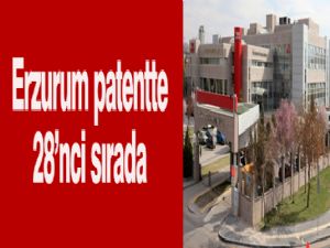 Erzurum patentte 28'inci sırada