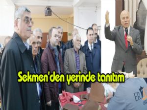 Sekmen'den yerinde tanıtım