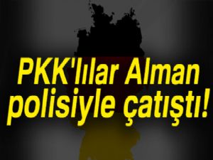 PKK'lılar, Alman polisiyle çatıştı