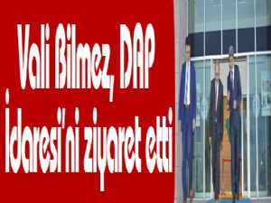 Vali Bilmez, DAP İdaresi'ni ziyaret etti