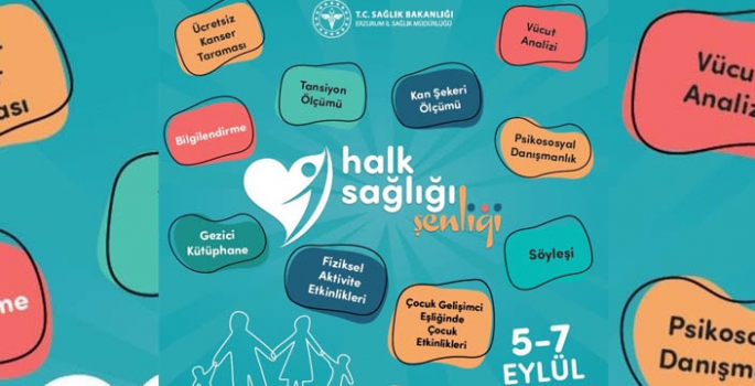 Halk sağlığı şenliği başlıyor