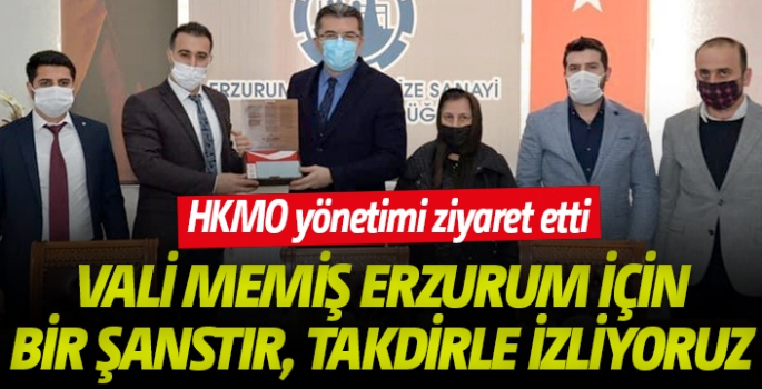 HKMO Bölge Başkanı Yıldırım: Vali Memiş Erzurum için bir şanstır