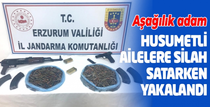 Husumetli ailelere silah satmaya çalışan şahıs yakalandı