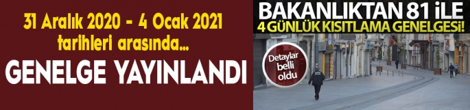 İçişleri Bakanlığı'ndan 81 İl Valiliğine 'Covid-19 Salgını' genelgesi