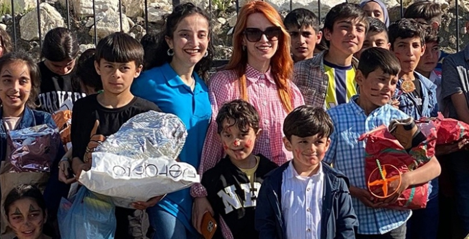 İki üniversiteden köy okuluna anlamlı destek