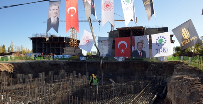 ‘İlk Evim İlk İş Yerim’ projesinde Erzurum’da ilk temel atıldı