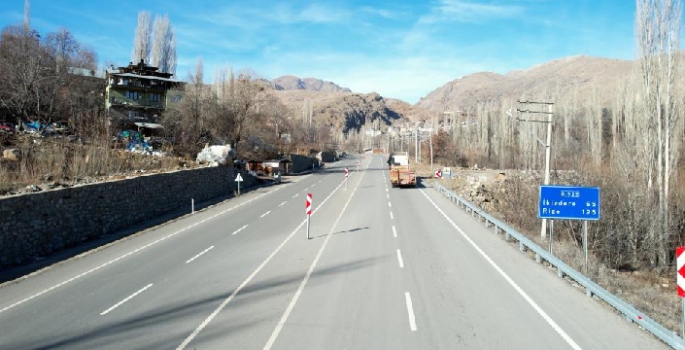 İspir-Rize il sınırı yolu ile seyahat süresi yarı yarıya azalacak