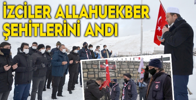 İzciler Allahuekber şehitlerini andı