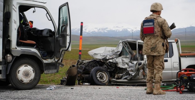 Jandarma bölgesinde bir ayda 23 kaza