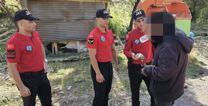 Jandarma kayıp şahsı buldu