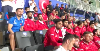 Ampute Milli Takımı Erzurumspor FK - Samsunspor maçını izledi