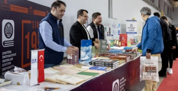 Atatürk Üniversitesi Kitap Fuarında yerini aldı