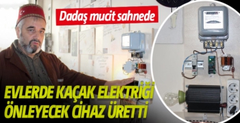 Evlerde oluşan kaçak elektriği engellemek için cihaz üretti