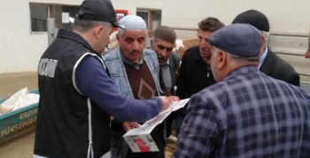 Polis kurban pazarında sahte para konusunda uyardı