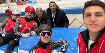 Sürat pateninde umut saçtılar