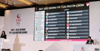 TFF 1. Lig’de 2021-2022 sezonu fikstürü belli oldu
