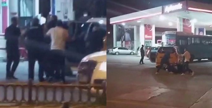 Kavşakta bıçaklı kavga: 3 yaralı