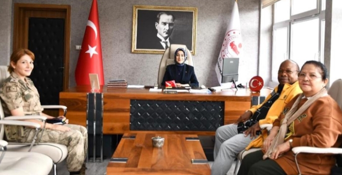Kaymakam Kalkan’a uluslararası ziyaret