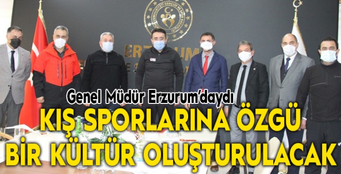 Kış sporlarına özgü bir kültür oluşturulacak