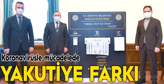 Koronavirüsle mücadelede Yakutiye farkı