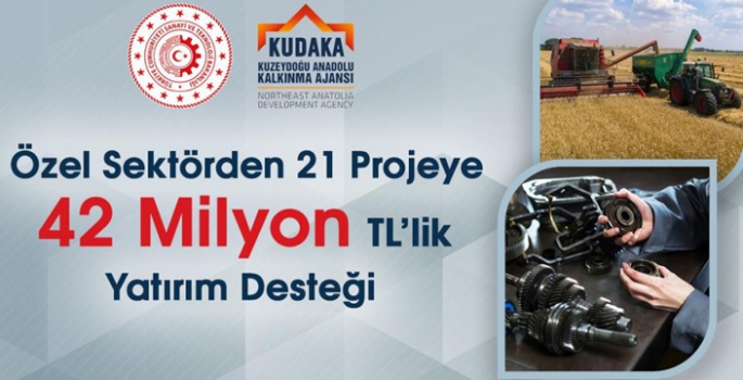 KUDAKA’dan özel sektöre 42 milyon TL yatırım desteği