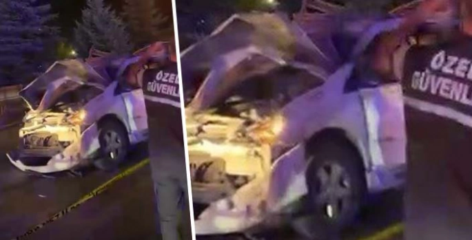 Lastiği patlayan araç takla attı; 4 yaralı