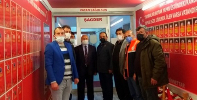 Mehmetçik Vakfı'ndan ŞAGDER’e ziyaret